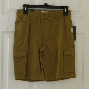 Weatherproof Vintage Boys Brown Pull-on Cargo Shorts Sz 10/12 NWT